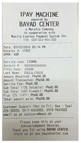 bayad center receipt|Bayad .